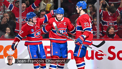 Canadiens premier trio profondeur St-Louis Suzuki