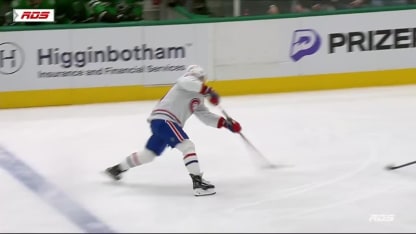 MTL@DAL: Newhook marque un but contre Jake Oettinger