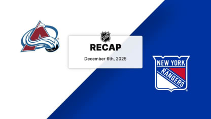 COL at NYR | Recap