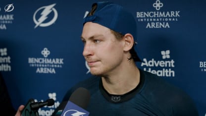 Yanni Gourde |  Postgame vs Carolina Hurricanes