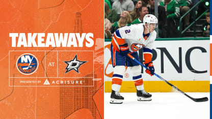 Takeaways: Islanders Blanked 3-0 by Stars