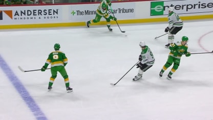 DAL@MIN: Bogosian scores goal against Jake Oettinger