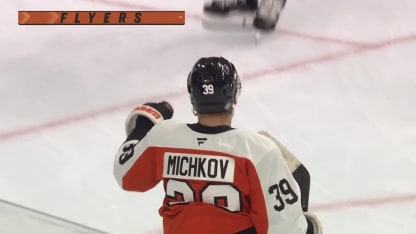 Michkov adds empty-net goal