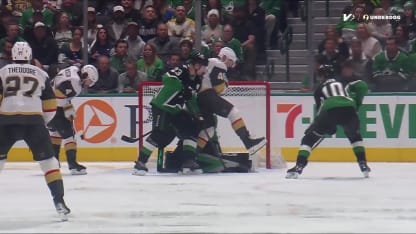 VGK@DAL: DeSmith with a great save against Rasmus Andersson