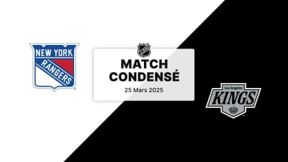 Match condensé : NYR @ LAK 25/03/2025