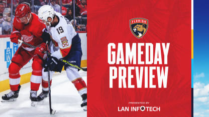 PREVIEW: Panthers to begin 'heaviest push' of season vs. Red Wings