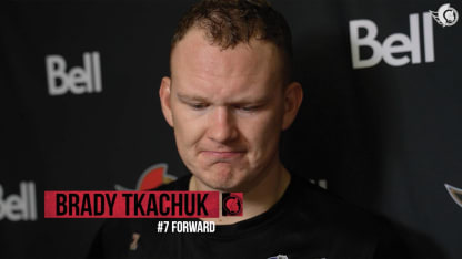 Brady Tkachuk Postgame Availability vs COL