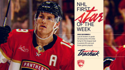 'His hands are on fire': Tkachuk named NHL’s 1st Star of the Week