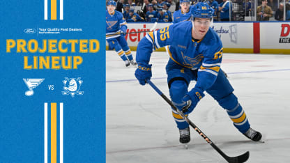 Projected Lineup: Dec. 1 vs. Anaheim