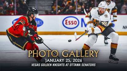 PHOTO GALLERY | Vegas Golden Knights at Ottawa Senators | Jan. 25, 2026