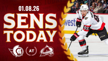 Sens Today: Looking to Bounce Back in Colorado