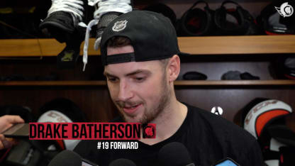 Drake Batherson Postgame Media vs DET