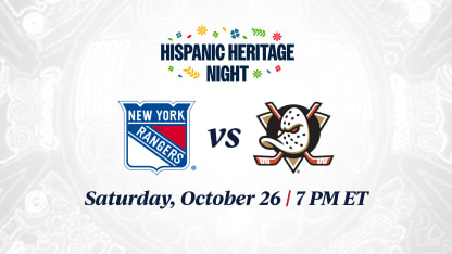 Rangers vs. Ducks: Pregame Notes | 10.26.24