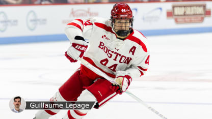 Cole Hutson espoir Capitals Washington Université Boston