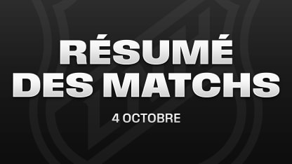 résumé des matchs