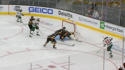 Subban stretches for glove save