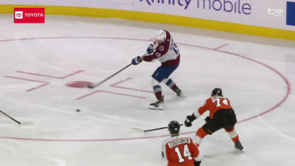 COL@PHI: Nichushkin scores goal against Samuel Ersson