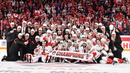 Photo d'équipe Canada finale vs Tchéquie