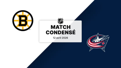 Match condensé : Bruins @ Blue Jackets 12/04/2026