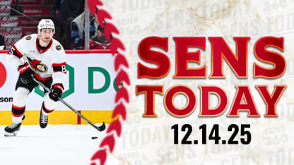 Sens Today: Preparing for Winnipeg