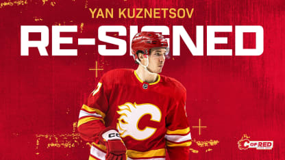 Flames Re-Sign Yan Kuznetsov