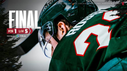 Los Angeles Kings Minnesota Wild game recap November 5