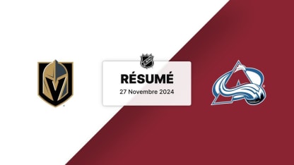 VGK vs COL | Résumé 27/11/24