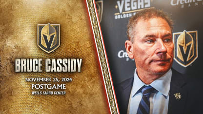 Bruce Cassidy Postgame 11/25