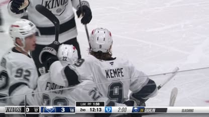 LAK@BUF: Kempe scores PPG against Alex Lyon