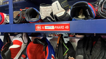 Hatty Pinard locker room