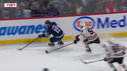 CHI@WPG: Scheifele scores goal against Spencer Knight