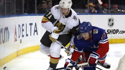 Golden Knights fall to Rangers