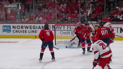 CAR@WSH: Staal scores goal against Logan Thompson