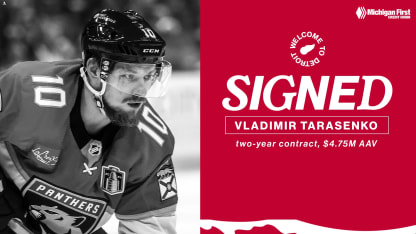 Red Wings sign Vladimir Tarasenko to two-year contract
