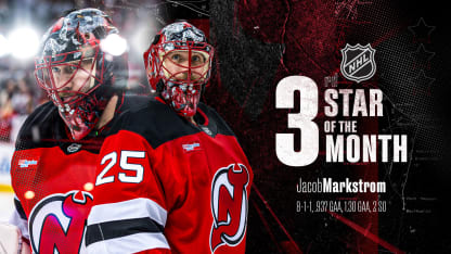 Markstrom Named NHL's Third Star of Month | BLOG