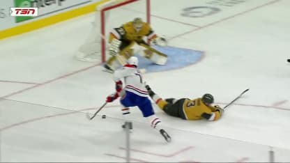 MTL@VGK: Dach scores goal against Adin Hill