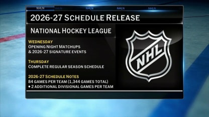NHL Tonight: Opening Night matchups revealed Wednesday