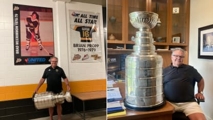 Golden Knights GM McCrimmon brings Stanley Cup to hometown