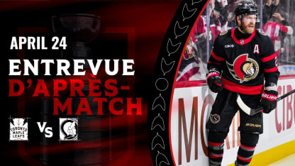Claude Giroux dispo médias d'après-match contre TOR