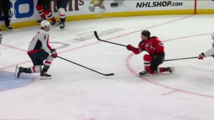 WSH@NJD: Mercer scores goal against Logan Thompson