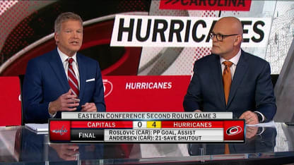 NHL Tonight: Hurricanes beat Capitals in Game 3