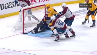 COL@NSH: Schaefer scores goal against Scott Wedgewood