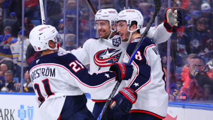blue jackets winning thoughts miles wood buffalo