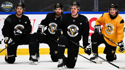 Penguins genießen freien Tag in Stockholm