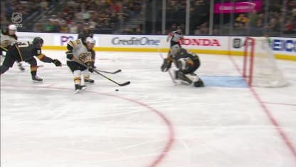 Lehner's pad save on Marchand