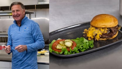 Federko creates custom burger with Philly cheesesteak topping