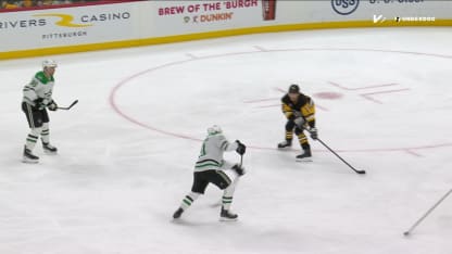 DAL@PIT: Robertson scores PPG against Stuart Skinner