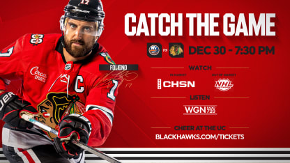 PREVIEW: Blackhawks Continue Homestand in Tuesday Matchup with Islanders