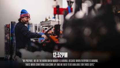 PHOTOS: A Day In The Life of the Islanders Equipment Staff