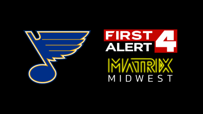 Blues partner with First Alert 4 and Matrix Midwest to broadcast 3 games over-the-air this season